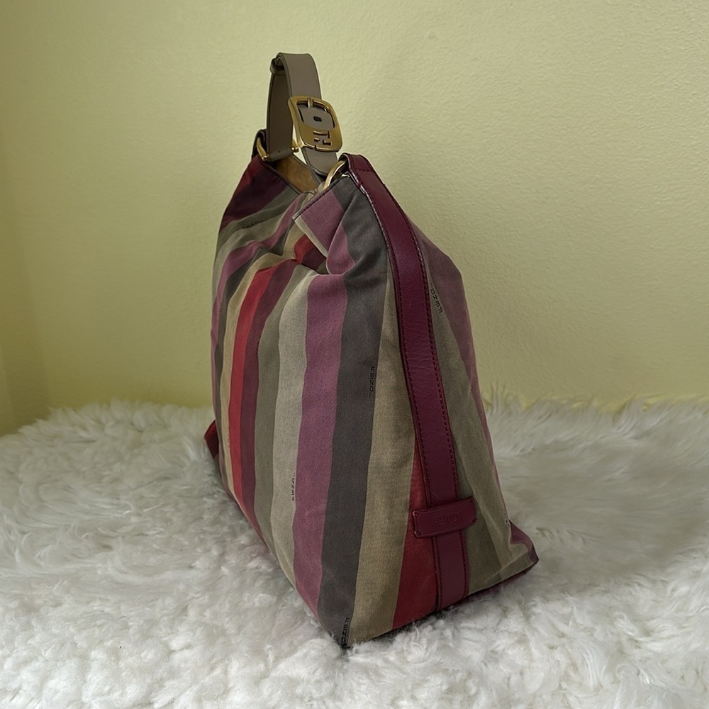 💯Authentic Fendi Striped Multicolor Hobo Bag🍀 - Picture 11 of 16